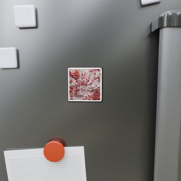 Floral Swirl Abundance - Die-cut Magnet - Home Decor - g(0D·IO) - 6 × 6" - Die-Cut - 1 pc