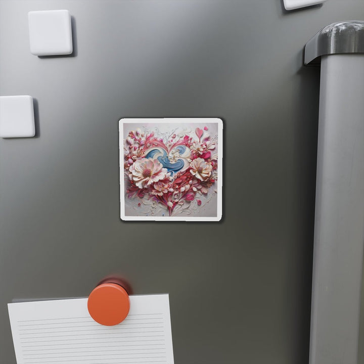 Floral Swirl Abundance - Die-cut Magnet - Home Decor - g(0D·IO) - 6 × 6" - Die-Cut - 1 pc