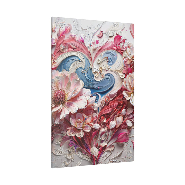 Floral Swirl Abundance - Matte Canvas - Canvas - g(0D·IO) - 32" x 32" (Square) - 0.75'' -