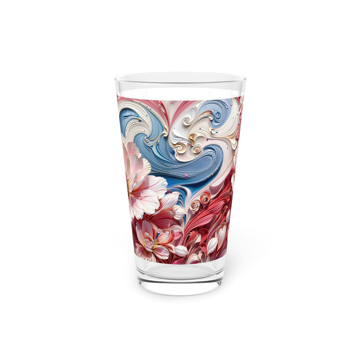 Floral Swirl Abundance - Pint Glass - Mug - g(0D·IO) - 16oz - -