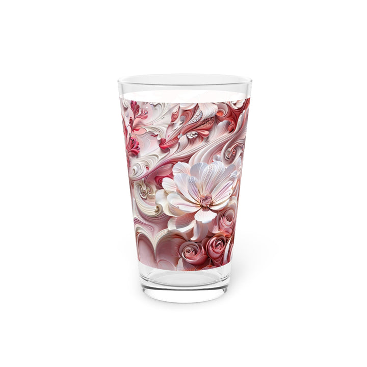 Floral Swirl Abundance - Pint Glass - Mug - g(0D·IO) - 16oz - -