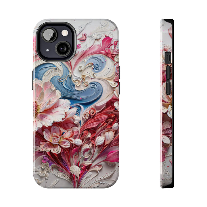 Floral Swirl Abundance - Tough Phone Case - Phone Case - g(0D·IO) - iPhone 13 - -