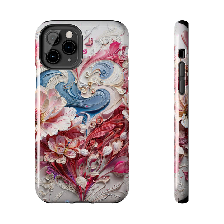 Floral Swirl Abundance - Tough Phone Case - Phone Case - g(0D·IO) - iPhone 11 Pro - -