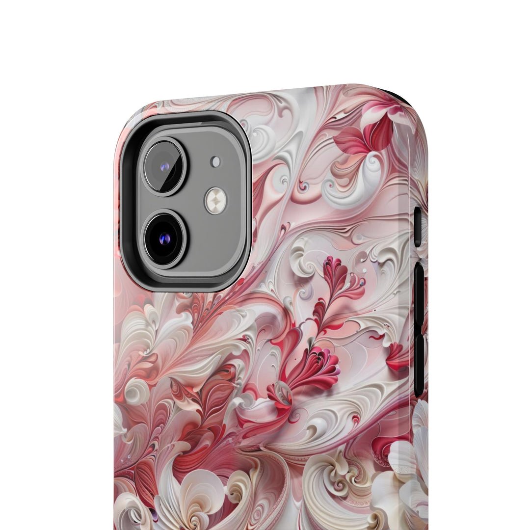 Floral Swirl Abundance - Tough Phone Case - Phone Case - g(0D·IO) - iPhone 13 Mini - -