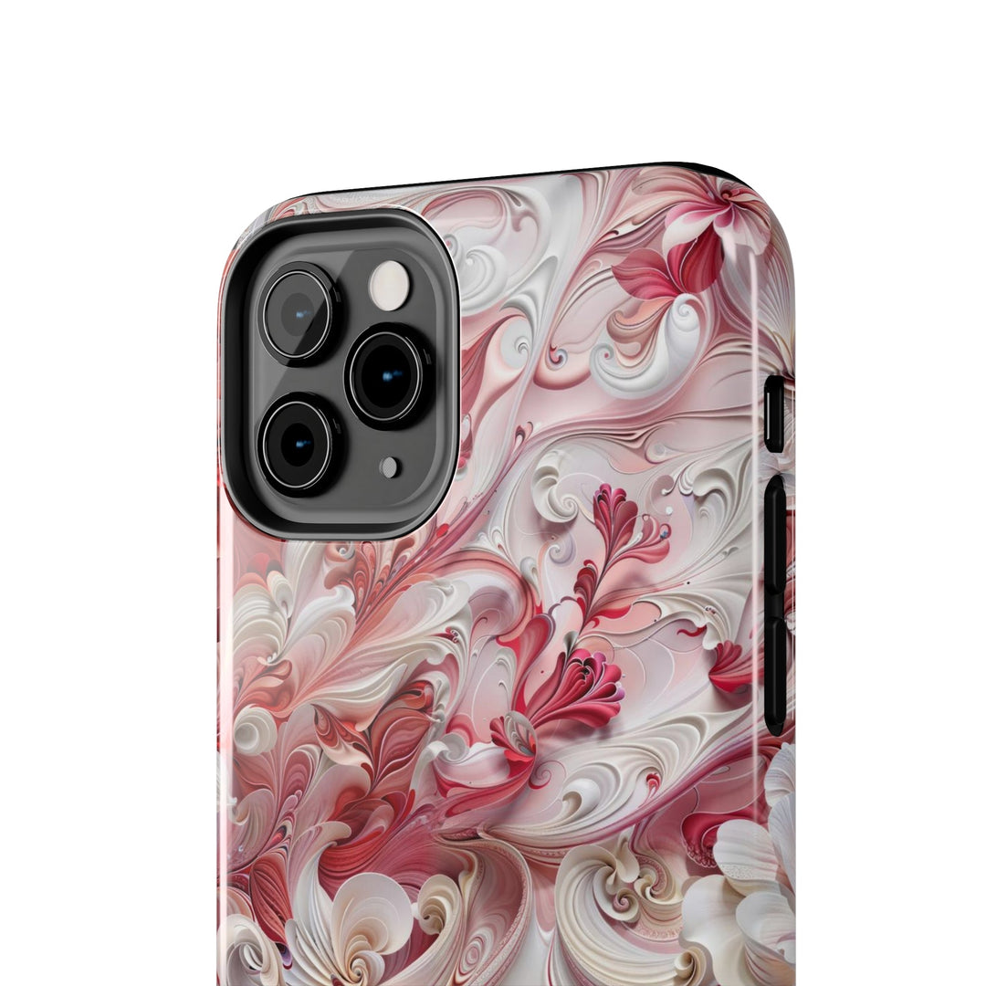 Floral Swirl Abundance - Tough Phone Case - Phone Case - g(0D·IO) - iPhone 13 Mini - -