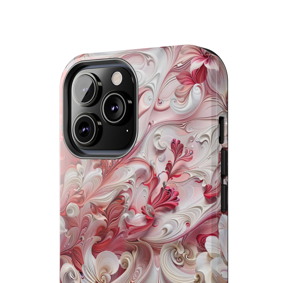 Floral Swirl Abundance - Tough Phone Case - Phone Case - g(0D·IO) - iPhone 13 Mini - -