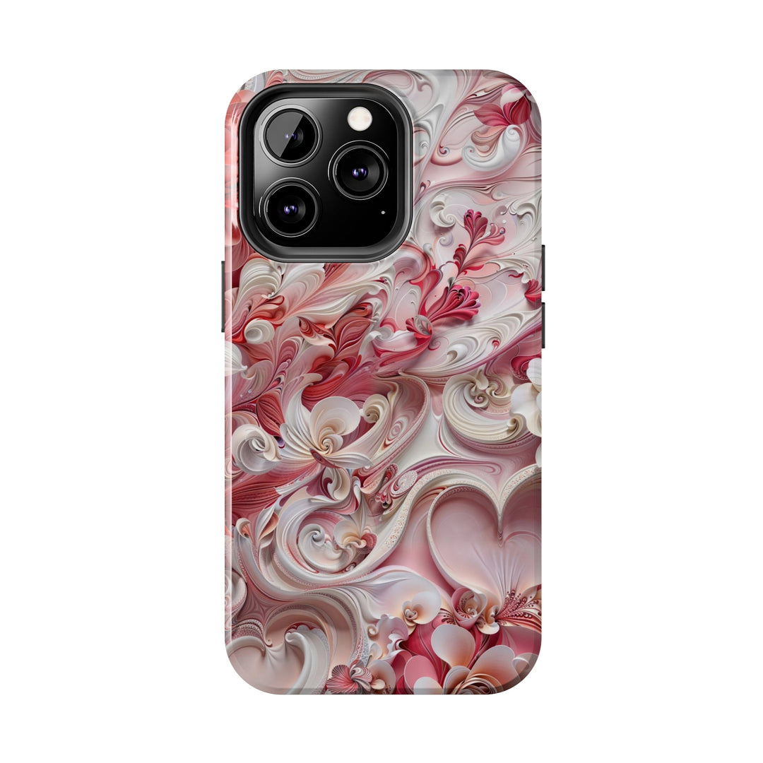 Floral Swirl Abundance - Tough Phone Case - Phone Case - g(0D·IO) - iPhone 13 Mini - -