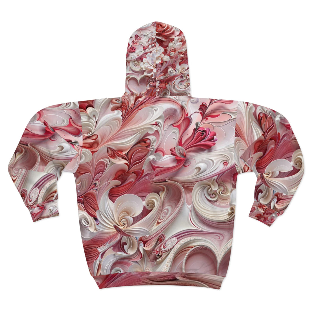 Floral Swirl Abundance - Unisex Zip Hoodie - All Over Prints - g(0D·IO) - XS - -