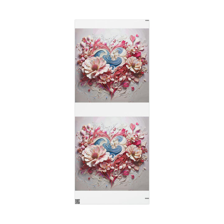 Floral Swirl Abundance - Wrapping Paper - Home Decor - g(0D·IO) - 30'' x 72'' - Matte -