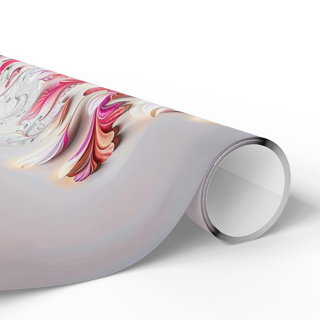 Floral Swirl Abundance - Wrapping Paper - Home Decor - g(0D·IO) - 30'' x 72'' - Matte -