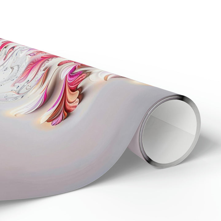 Floral Swirl Abundance - Wrapping Paper - Home Decor - g(0D·IO) - 30'' x 72'' - Matte -