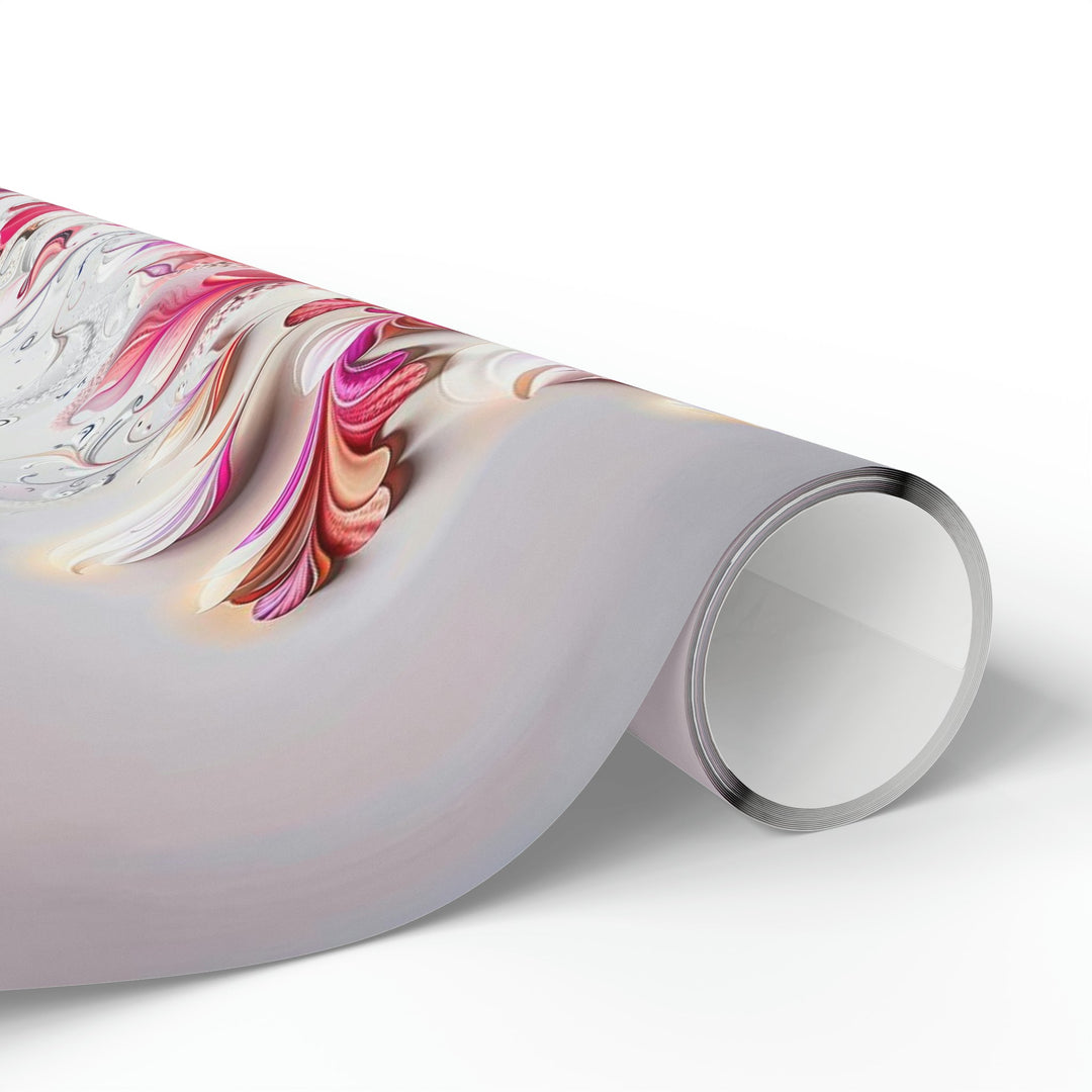 Floral Swirl Abundance - Wrapping Paper - Home Decor - g(0D·IO) - 30'' x 72'' - Matte -