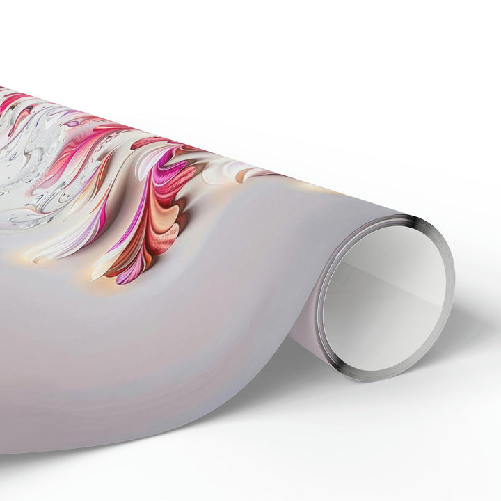 Floral Swirl Abundance - Wrapping Paper - Home Decor - g(0D·IO) - 30'' x 72'' - Matte -