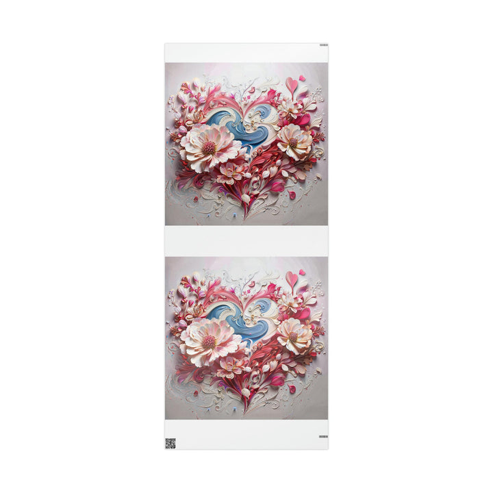 Floral Swirl Abundance - Wrapping Paper - Home Decor - g(0D·IO) - 30'' x 72'' - Glossy -