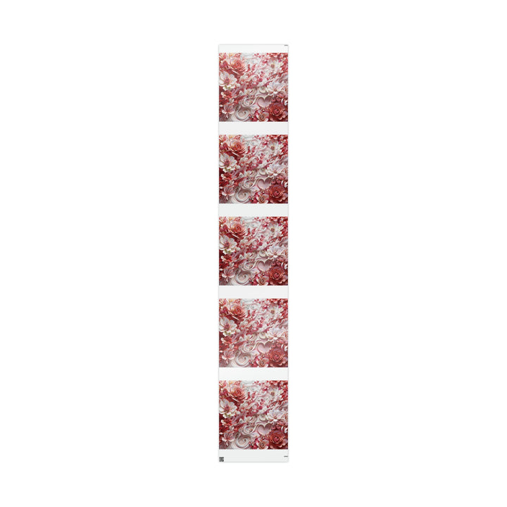 Floral Swirl Abundance - Wrapping Paper - Home Decor - g(0D·IO) - 30" x 180" - Glossy -