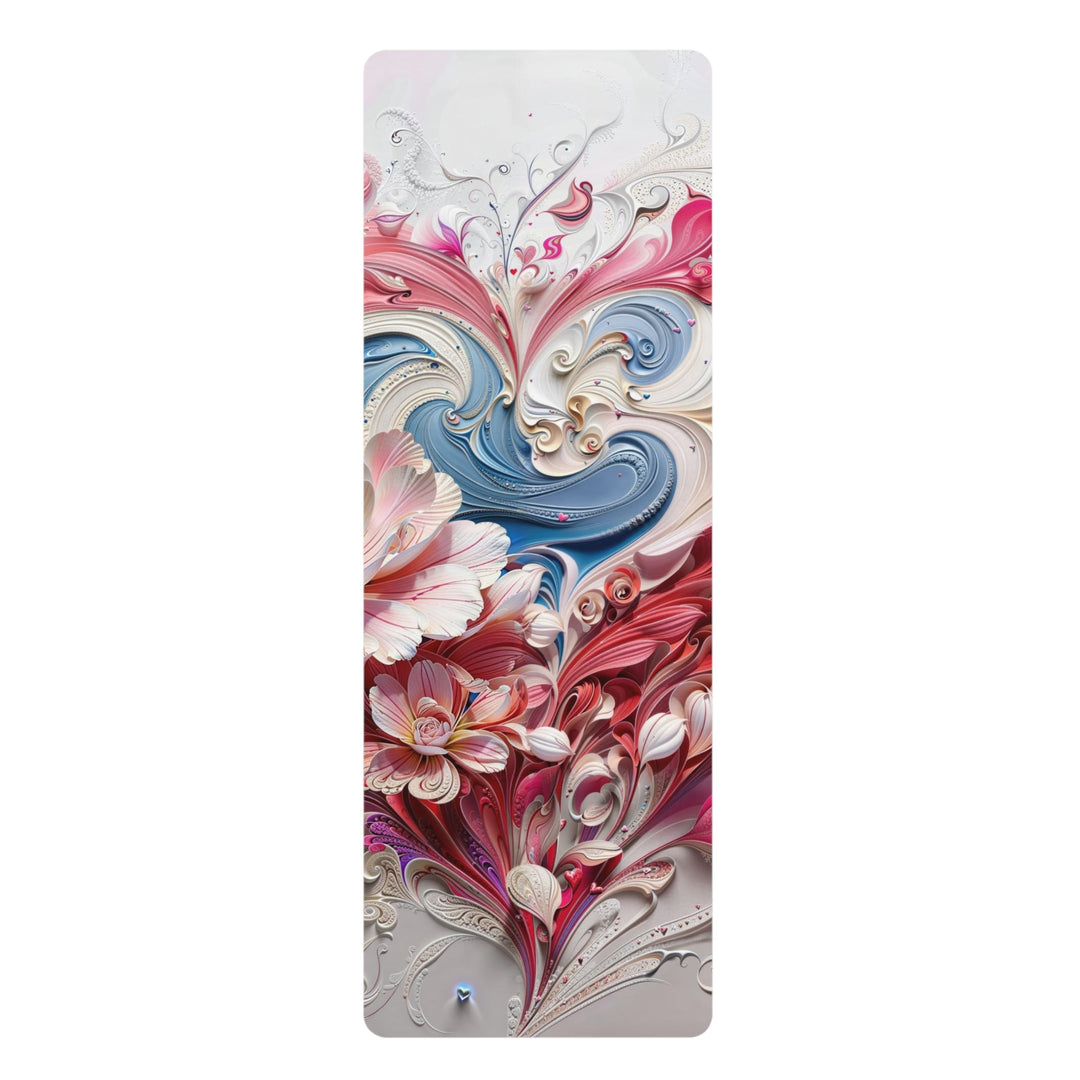 Floral Swirl Abundance - Yoga Mat - Home Decor - g(0D·IO) - 24” x 68” - -