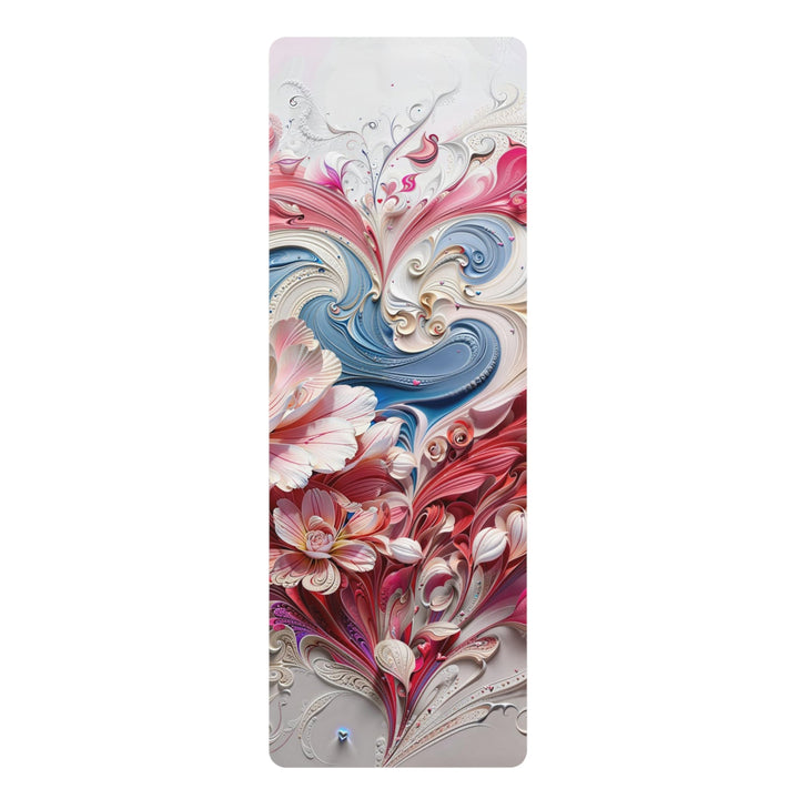 Floral Swirl Abundance - Yoga Mat - Home Decor - g(0D·IO) - 24” x 68” - -
