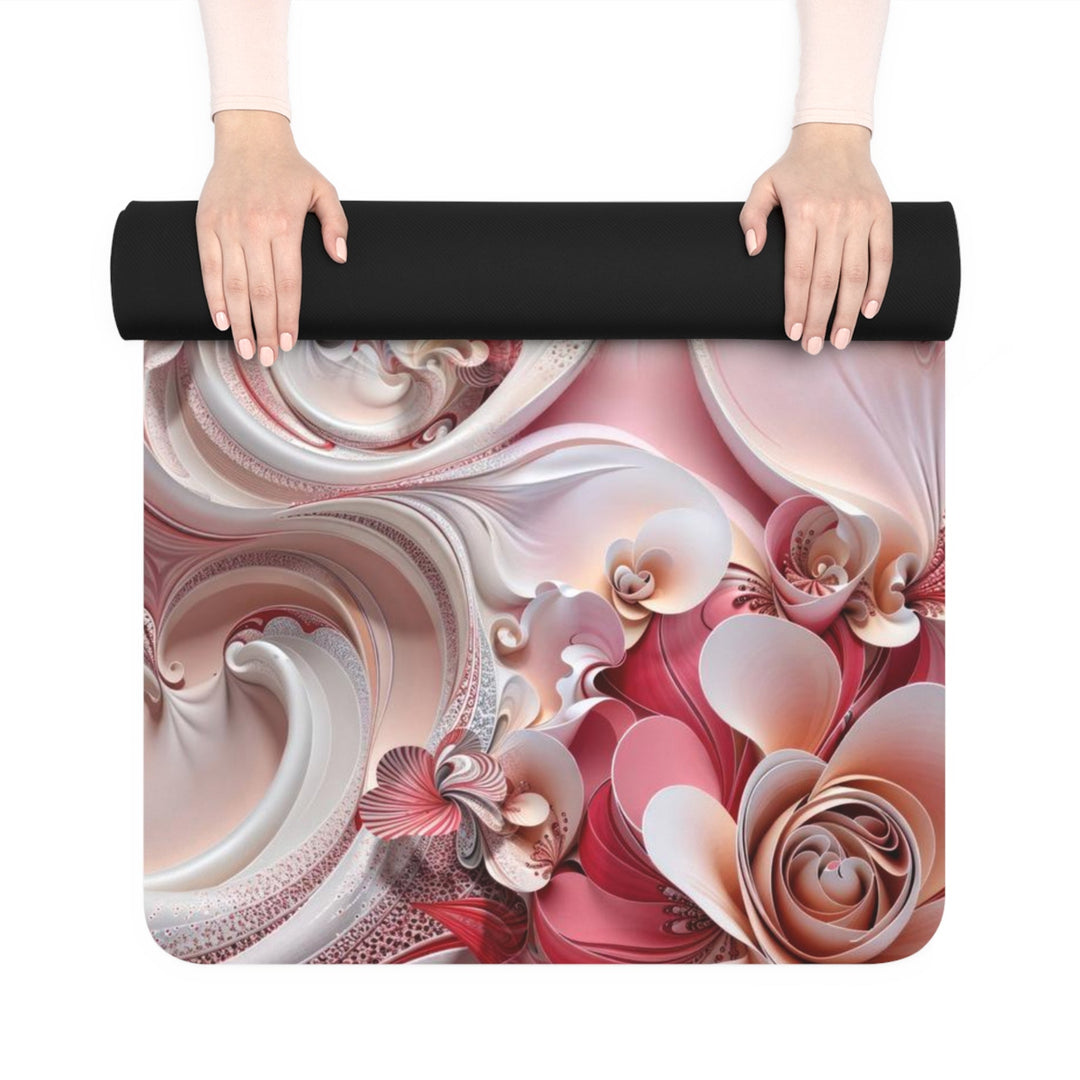 Floral Swirl Abundance - Yoga Mat - Home Decor - g(0D·IO) - 24” x 68” - -