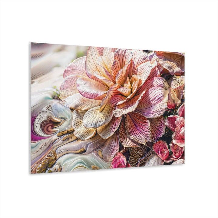 Floral Swirl Essence - Acrylic Prints (French Cleat Hanging) - Home Decor - g(0D·IO) - 36" x 24" (Horizontal) - 0.25'' -