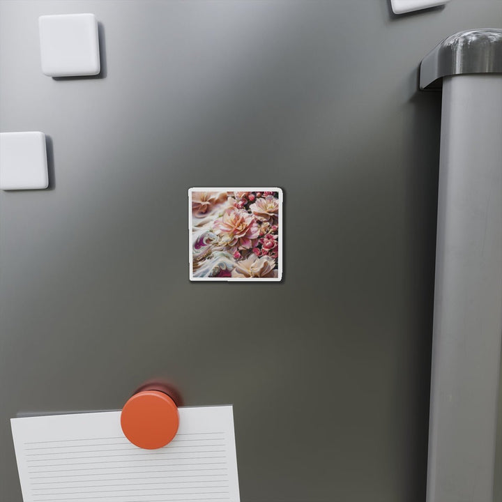 Floral Swirl Essence - Die-cut Magnet - Home Decor - g(0D·IO) - 6 × 6" - Die-Cut - 1 pc