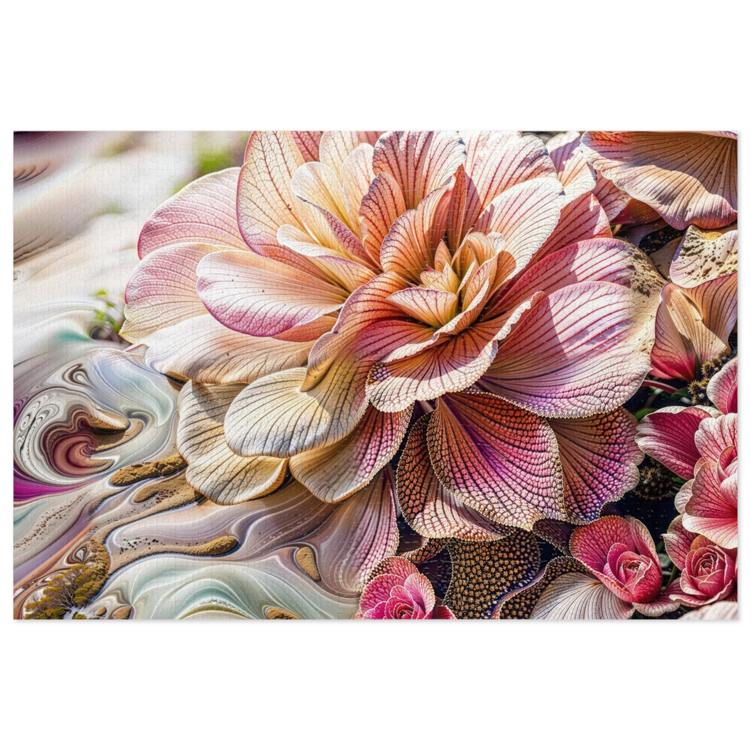 Floral Swirl Essence - Jigsaw Puzzle (100, 252, 500, 1000 pieces) - Puzzle - g(0D·IO) - 29.25" × 19.75" (1000 pcs) - -