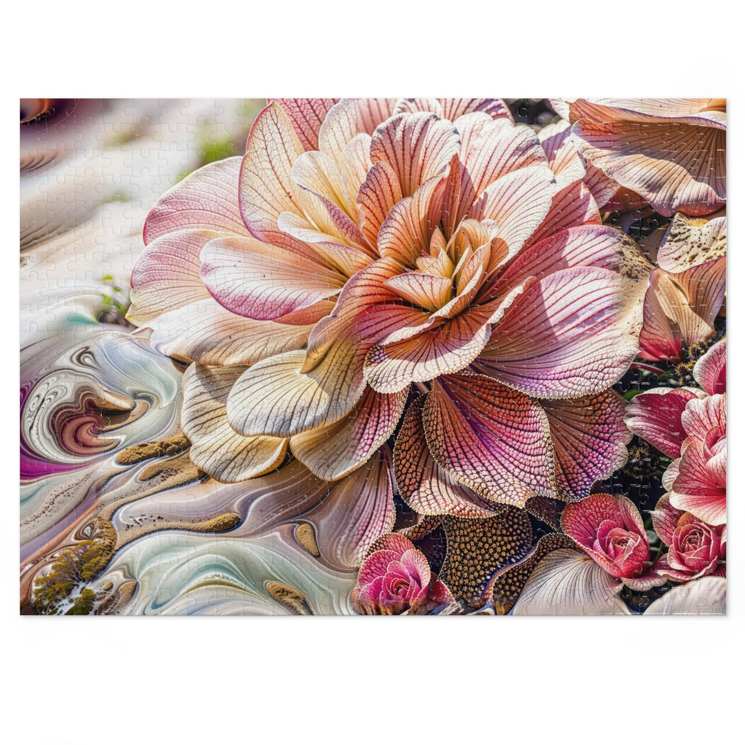 Floral Swirl Essence - Jigsaw Puzzle (100, 252, 500, 1000 pieces) - Puzzle - g(0D·IO) - 20.5" × 15" (500 pcs) - -