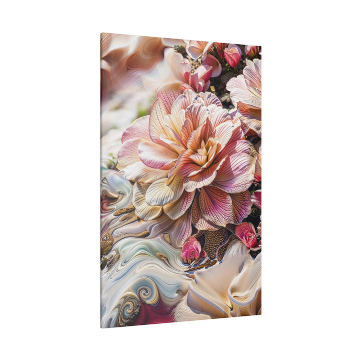 Floral Swirl Essence - Matte Canvas - Canvas - g(0D·IO) - 32" x 32" (Square) - 0.75'' -