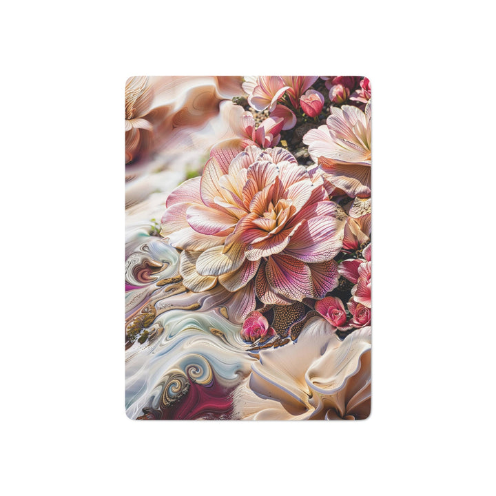 Floral Swirl Essence - Poker Cards - Paper products - g(0D·IO) - 2.47" x 3.47" - White - Semi Glossy