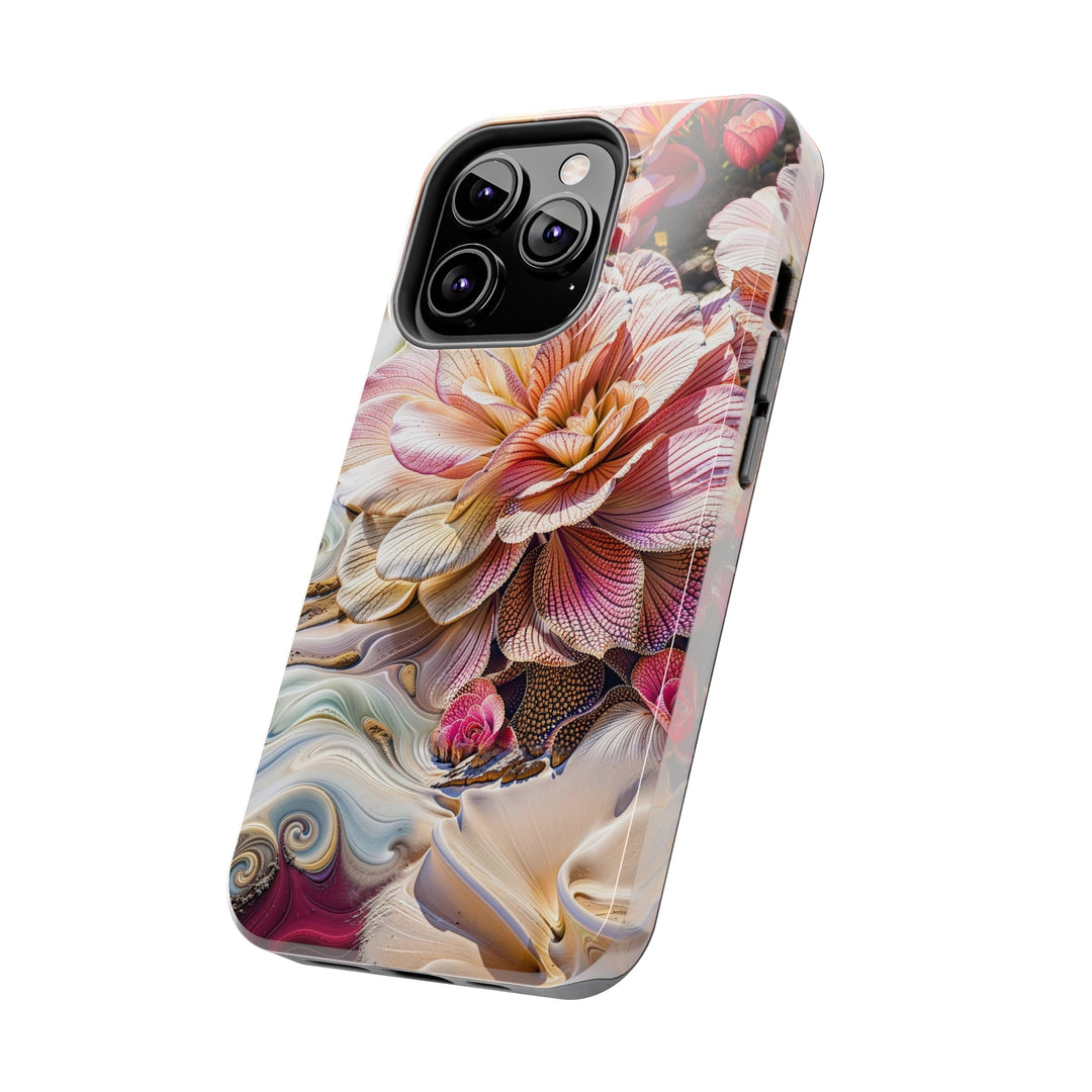 Floral Swirl Essence - Tough Phone Case - Phone Case - g(0D·IO) - iPhone 13 Mini - -