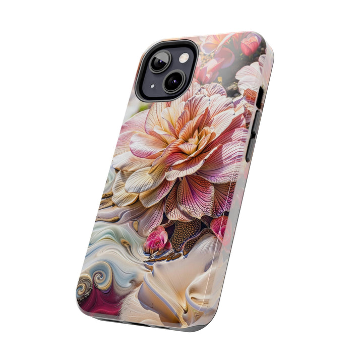 Floral Swirl Essence - Tough Phone Case - Phone Case - g(0D·IO) - iPhone 13 Mini - -