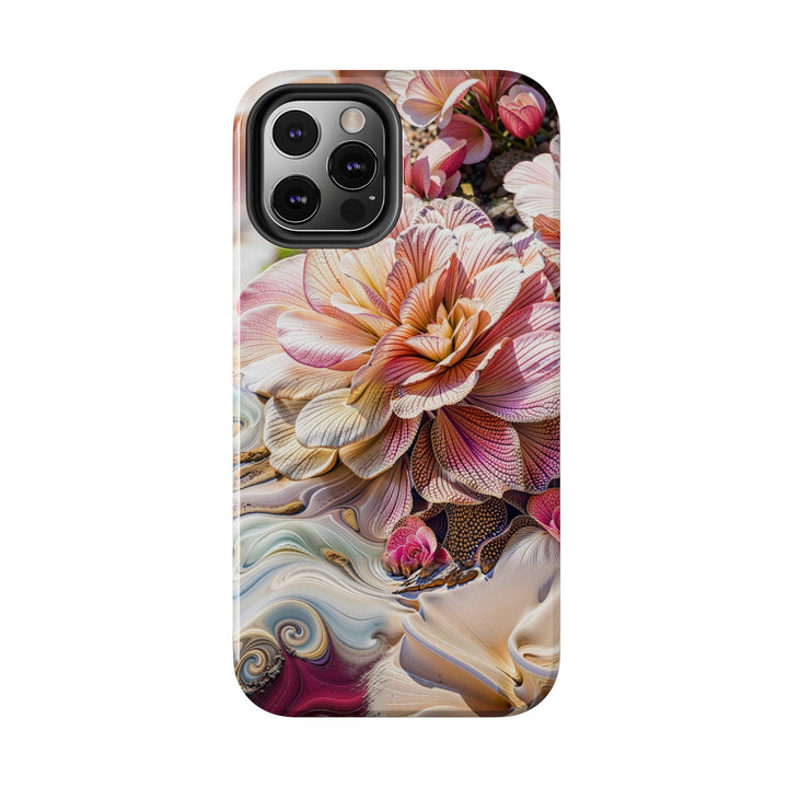 Floral Swirl Essence - Tough Phone Case - Phone Case - g(0D·IO) - iPhone 13 Mini - -