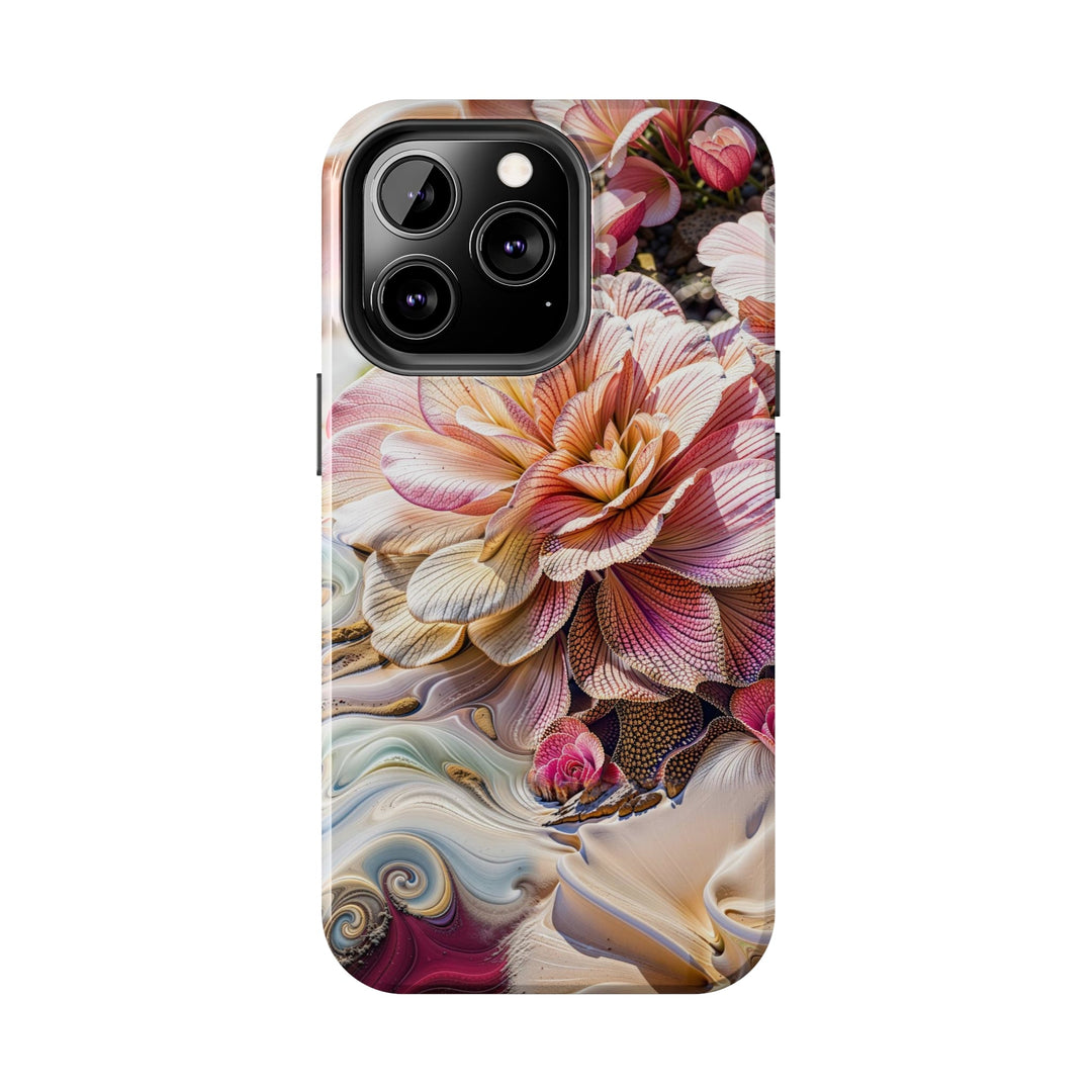 Floral Swirl Essence - Tough Phone Case - Phone Case - g(0D·IO) - iPhone 13 Mini - -