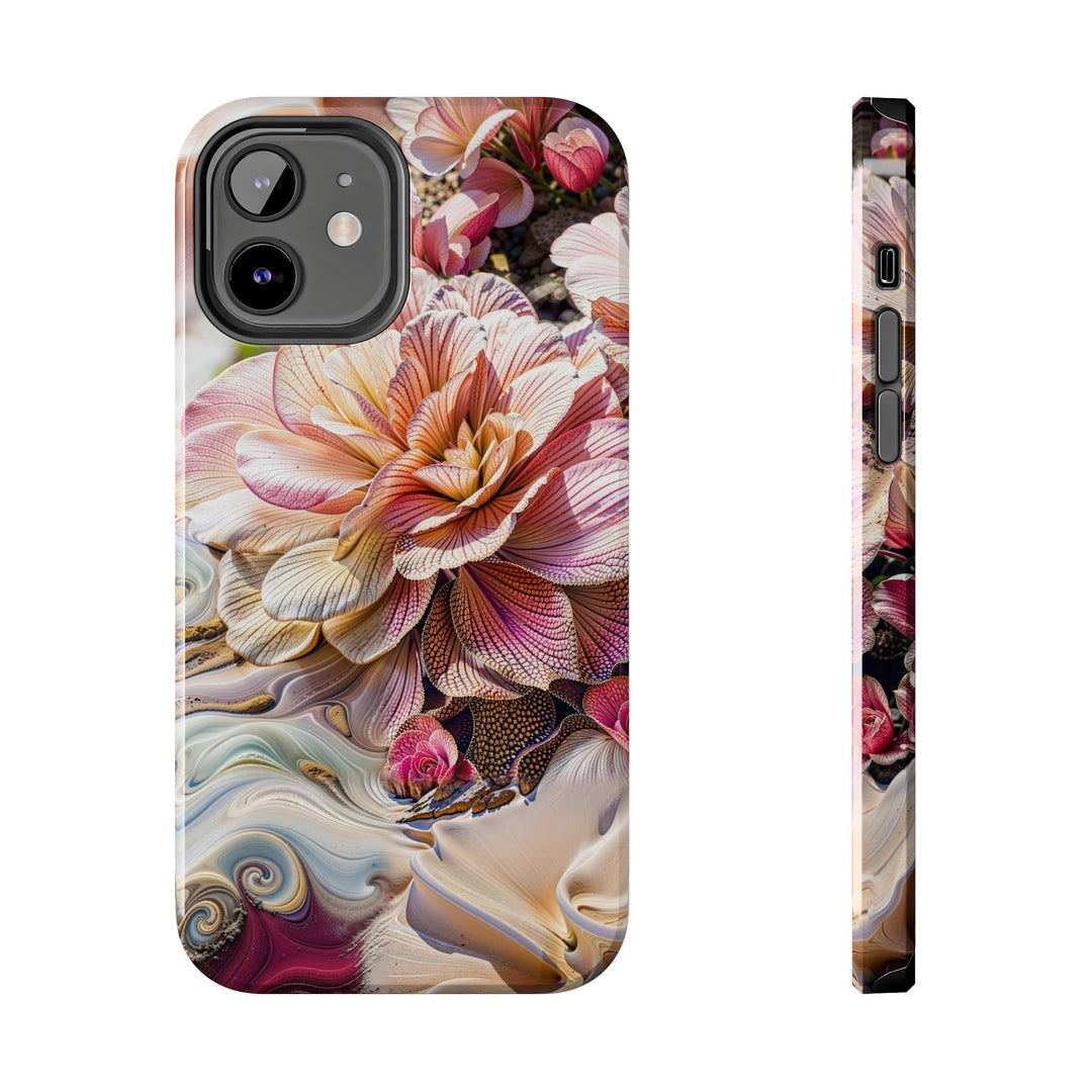 Floral Swirl Essence - Tough Phone Case - Phone Case - g(0D·IO) - iPhone 12 - -