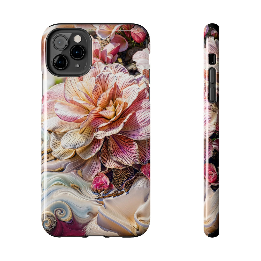 Floral Swirl Essence - Tough Phone Case - Phone Case - g(0D·IO) - iPhone 11 Pro Max - -