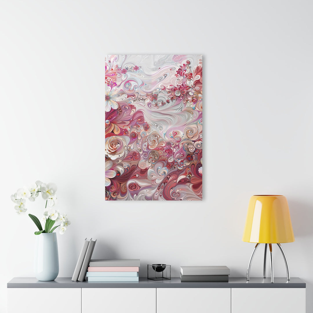 Floral Swirl Symphony - Acrylic Prints (French Cleat Hanging) - Home Decor - g(0D·IO) - 24" x 36" (Vertical) - 0.25'' -