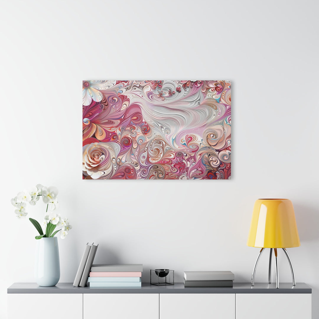 Floral Swirl Symphony - Acrylic Prints (French Cleat Hanging) - Home Decor - g(0D·IO) - 24" x 36" (Vertical) - 0.25'' -