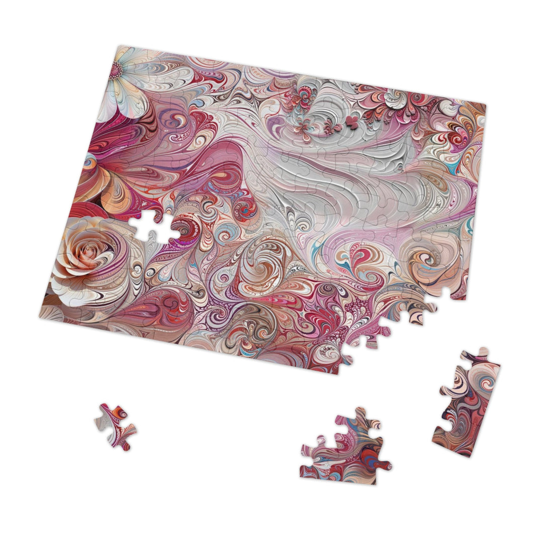 Floral Swirl Symphony - Jigsaw Puzzle (100, 252, 500, 1000 pieces) - Puzzle - g(0D·IO) - 29.25" × 19.75" (1000 pcs) - -