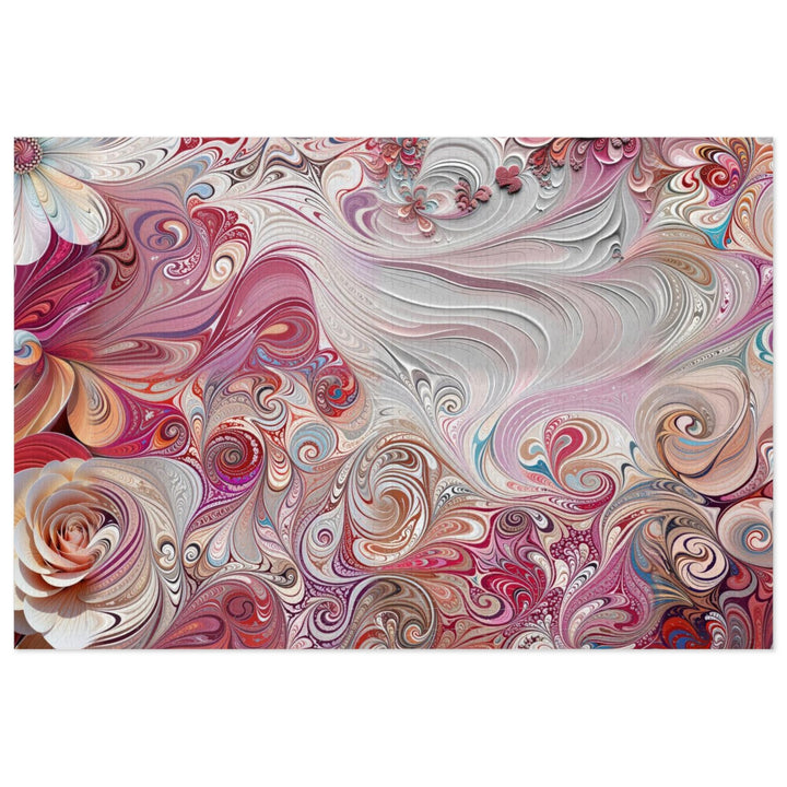 Floral Swirl Symphony - Jigsaw Puzzle (100, 252, 500, 1000 pieces) - Puzzle - g(0D·IO) - 29.25" × 19.75" (1000 pcs) - -