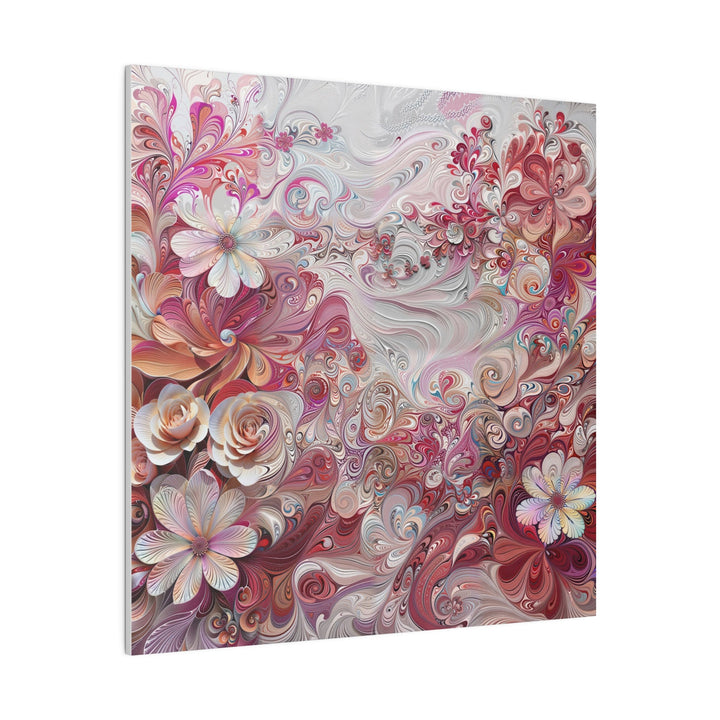 Floral Swirl Symphony - Matte Canvas - Canvas - g(0D·IO) - 32" x 32" (Square) - 0.75'' -