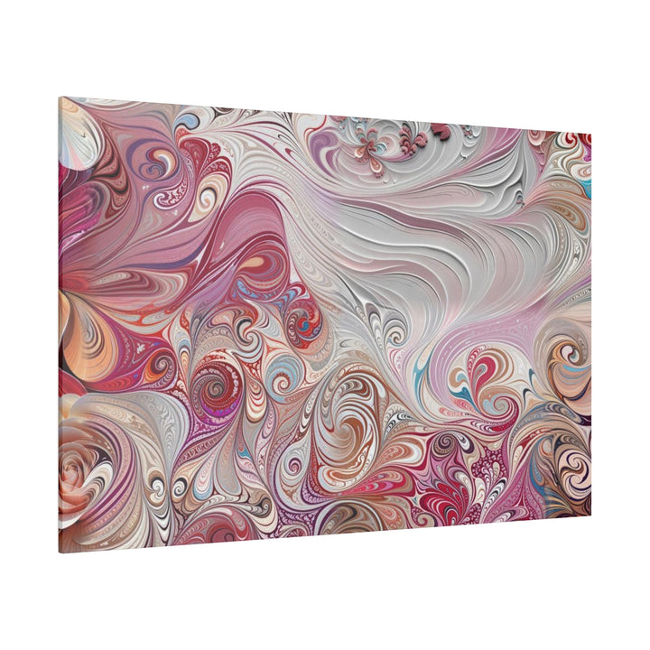 Floral Swirl Symphony - Matte Canvas - Canvas - g(0D·IO) - 32" x 32" (Square) - 0.75'' -