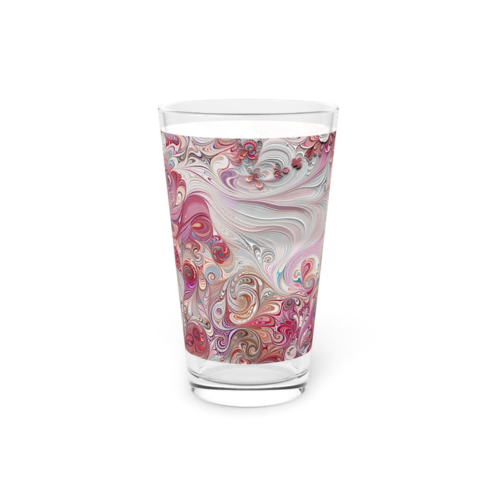 Floral Swirl Symphony - Pint Glass - Mug - g(0D·IO) - 16oz - -