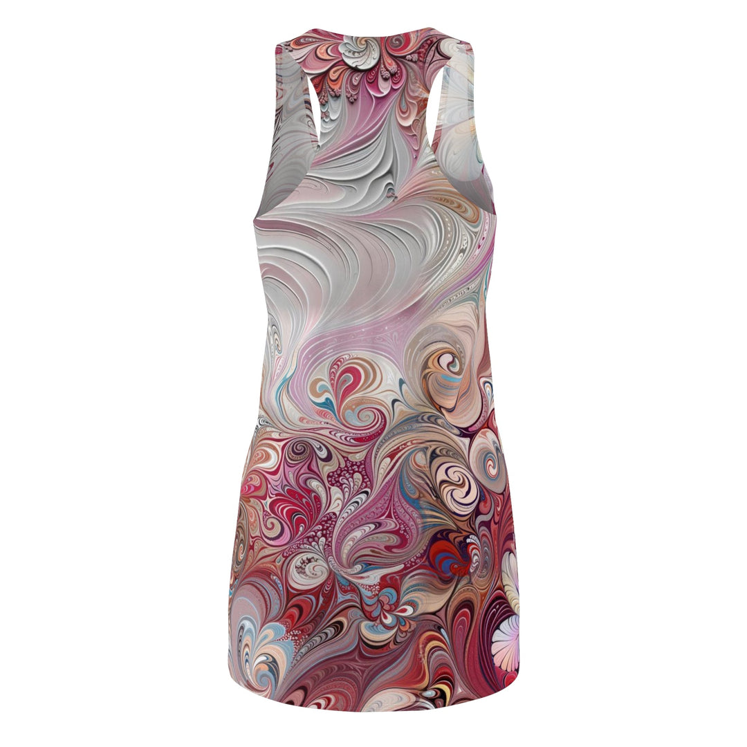 Floral Swirl Symphony - Racerback Dress - All Over Prints - g(0D·IO) - XS - -