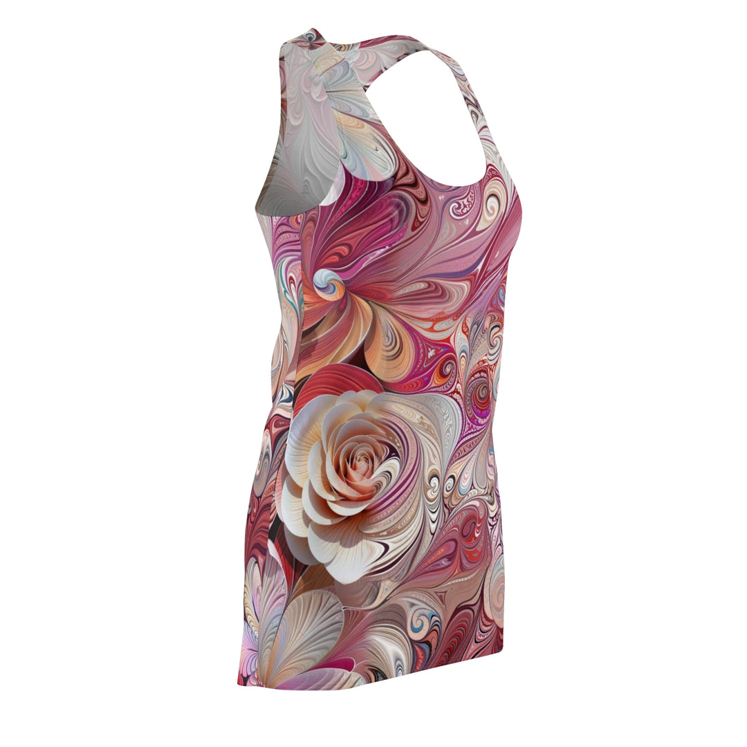 Floral Swirl Symphony - Racerback Dress - All Over Prints - g(0D·IO) - XS - -