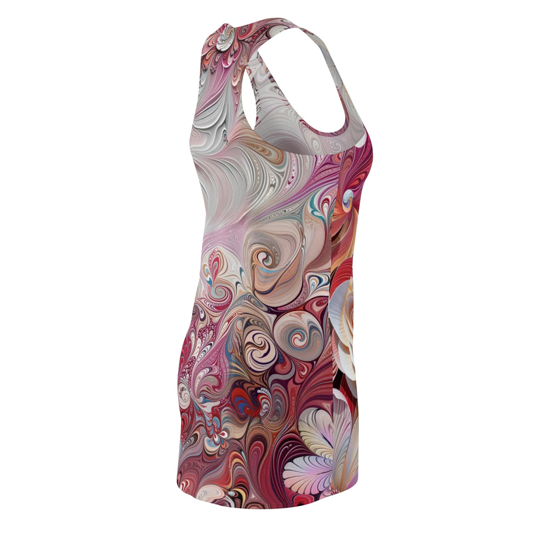 Floral Swirl Symphony - Racerback Dress - All Over Prints - g(0D·IO) - XS - -