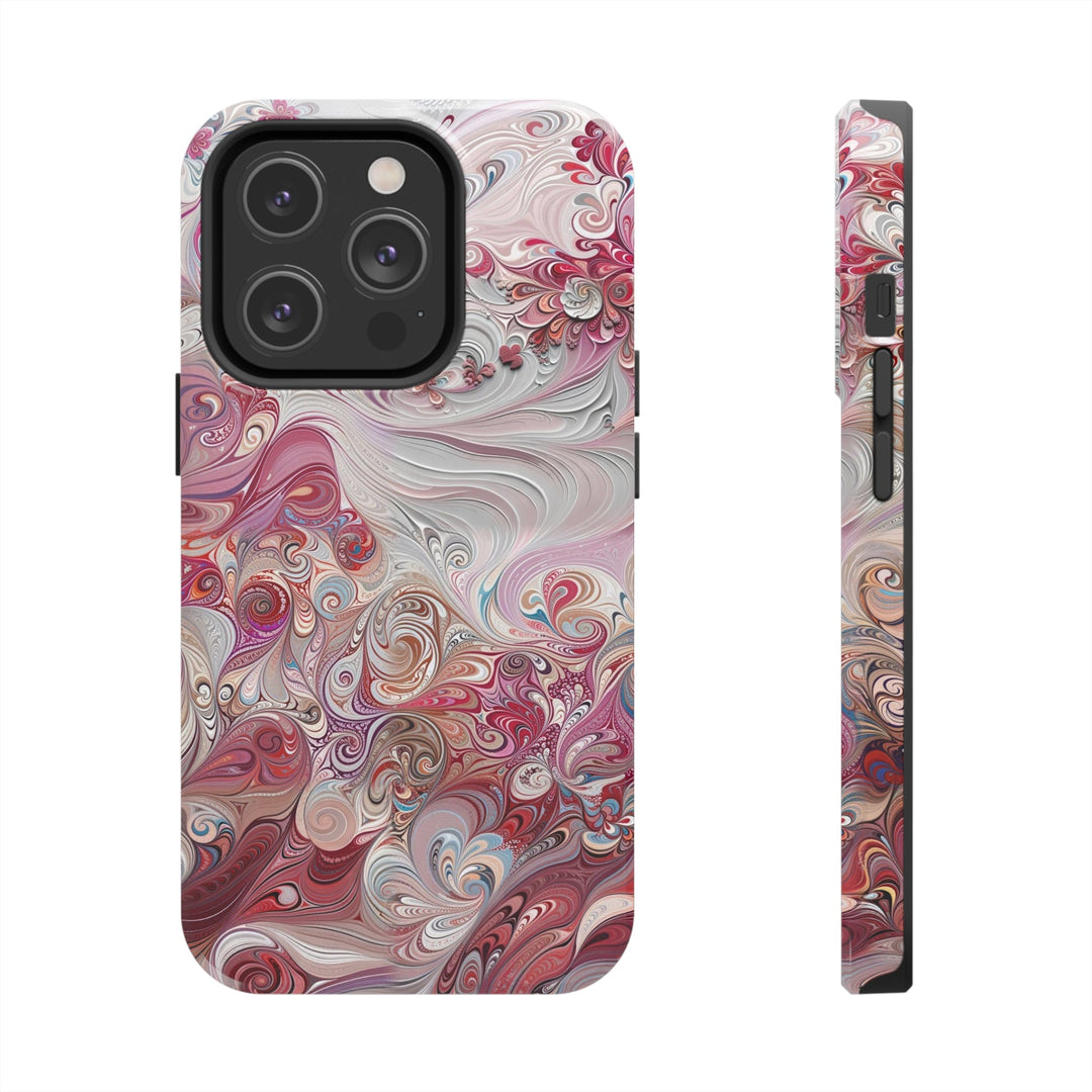 Floral Swirl Symphony - Tough Phone Case - Phone Case - g(0D·IO) - iPhone 14 Pro - -