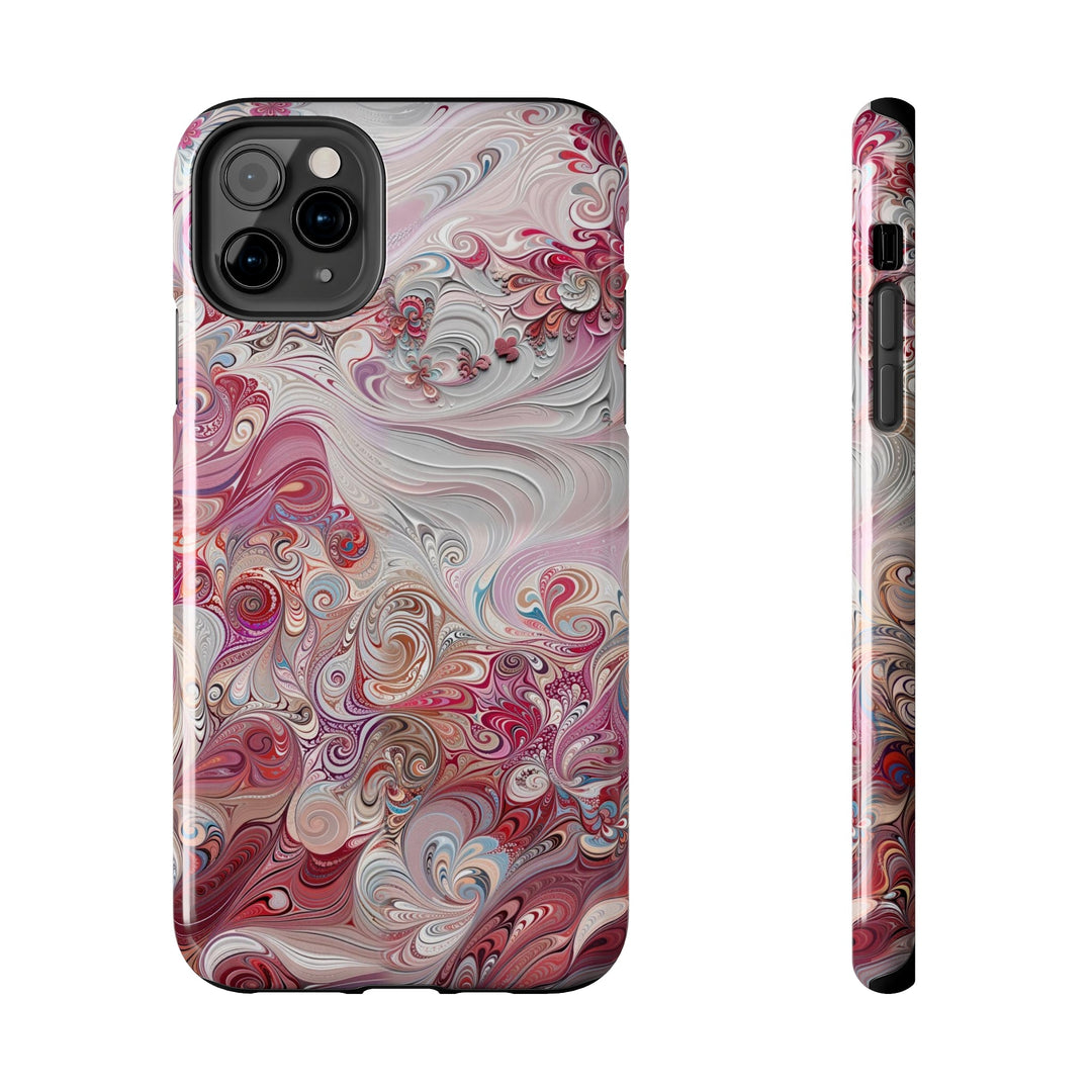 Floral Swirl Symphony - Tough Phone Case - Phone Case - g(0D·IO) - iPhone 11 Pro Max - -