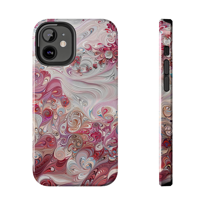 Floral Swirl Symphony - Tough Phone Case - Phone Case - g(0D·IO) - iPhone 12 Mini - -