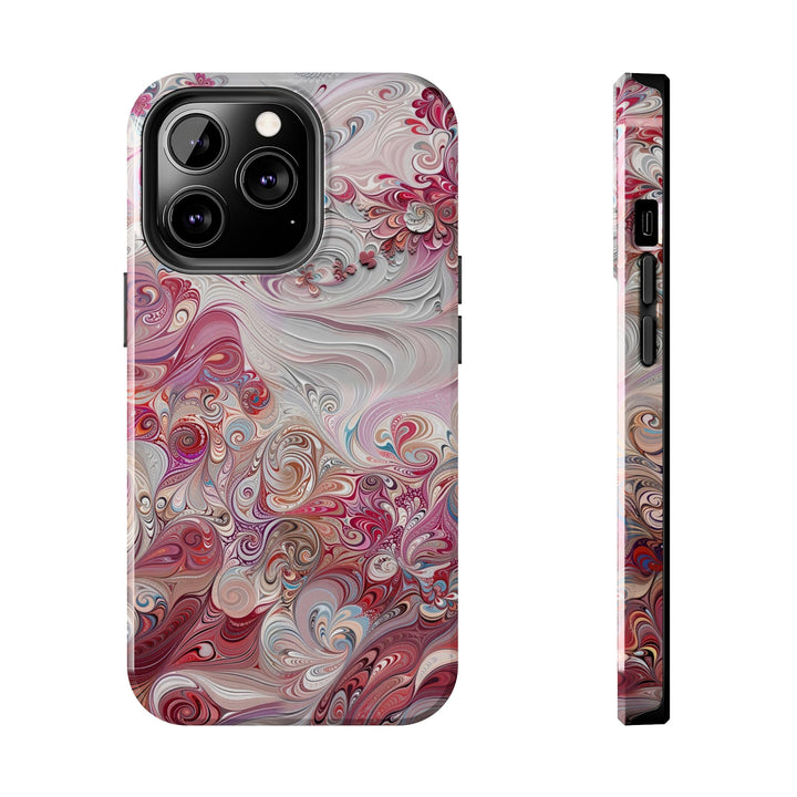 Floral Swirl Symphony - Tough Phone Case - Phone Case - g(0D·IO) - iPhone 13 Pro - -