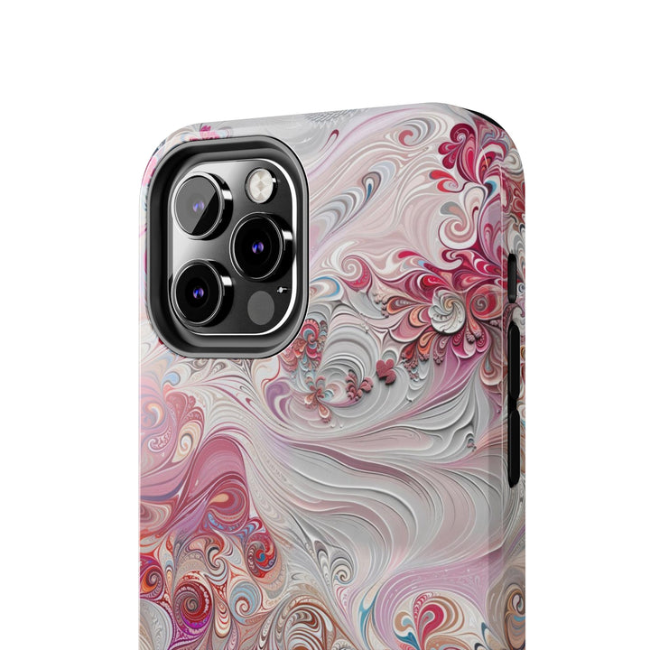 Floral Swirl Symphony - Tough Phone Case - Phone Case - g(0D·IO) - iPhone 13 Mini - -