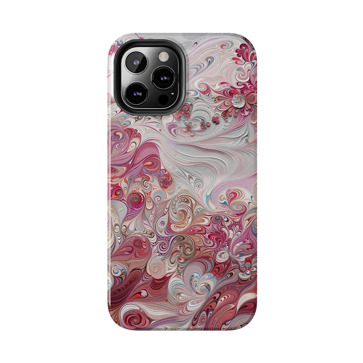 Floral Swirl Symphony - Tough Phone Case - Phone Case - g(0D·IO) - iPhone 13 Mini - -